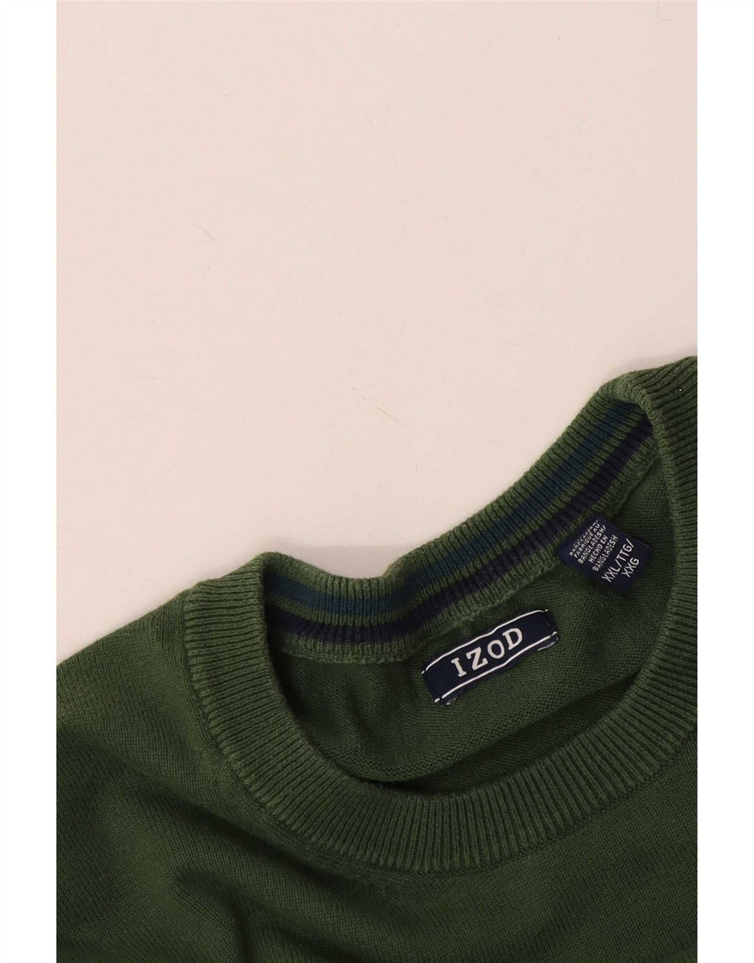 Izod muški pulover s okruglim izrezom 2XL zeleni