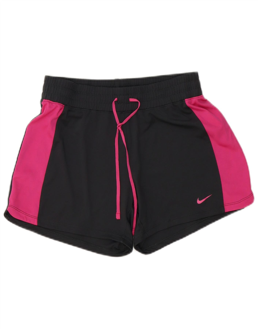 NIKE ženske sportske kratke hlače UK 10 mali crni poliester u boji