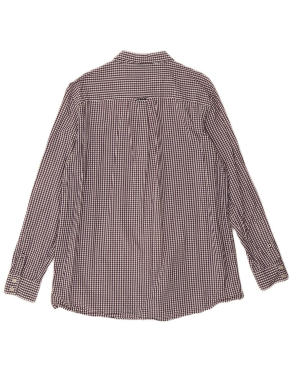 Crew Clothing Muška klasična košulja XL ljubičasti pamuk od ginghama