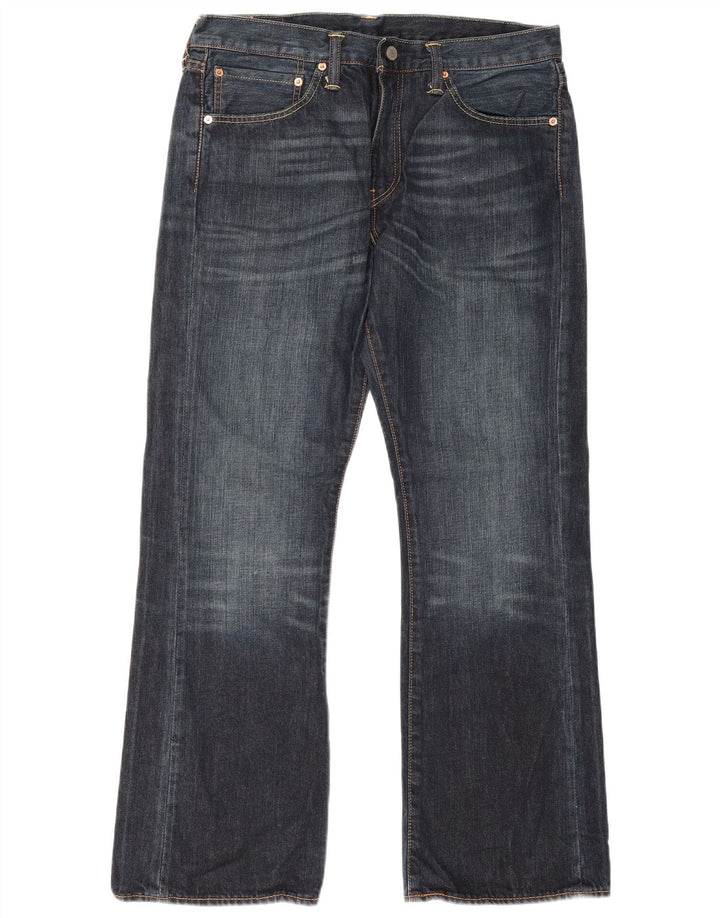 Levi's muške 527 Bootcut traperice W34 L30 tamnoplavi pamuk