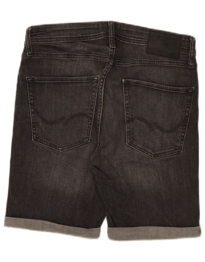 Jack & Jones muške traper kratke hlače male W29 sive