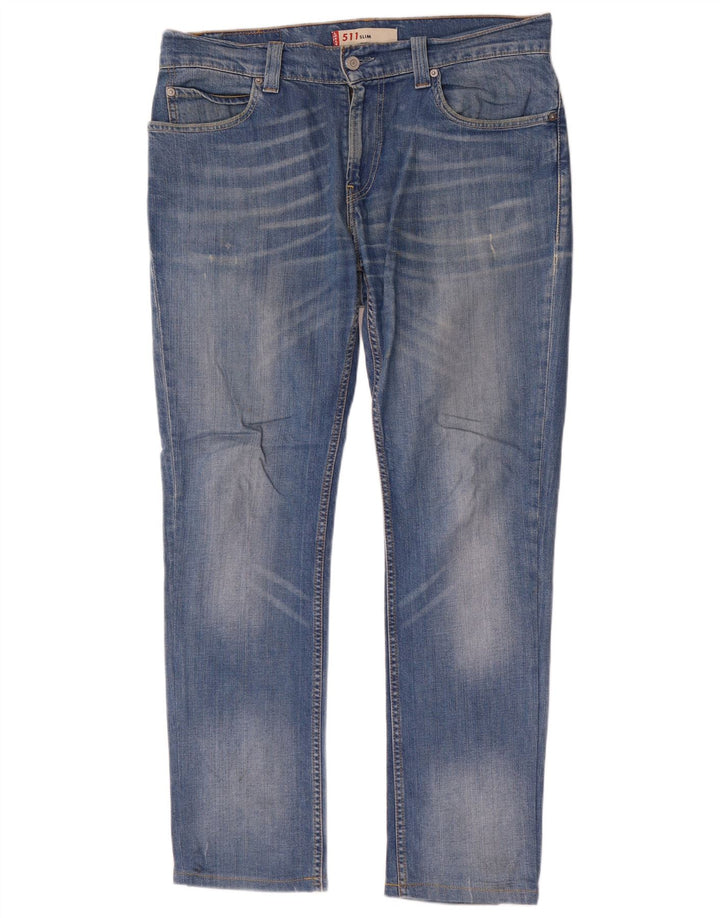 Levi's muške 511 uske traperice W35 L31 plavi pamuk