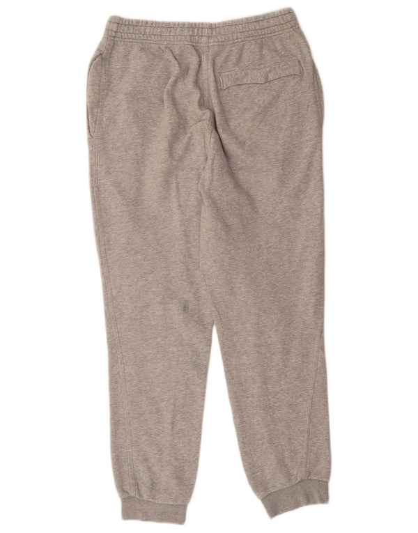 NIKE Mens Tracksuit Trousers Joggers Small Grey Cotton