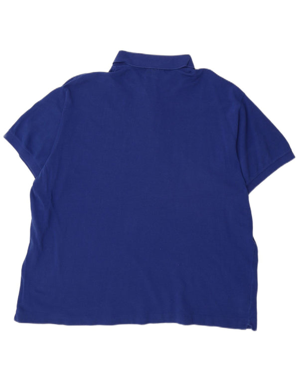 LACOSTE Muška klasična polo majica veličine 8 3XL, plavi pamuk