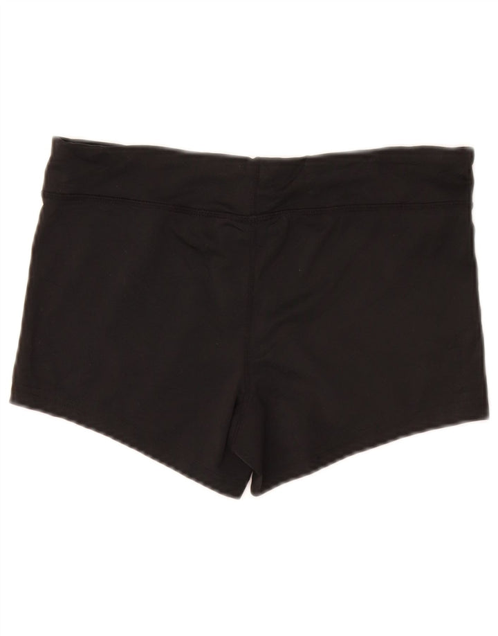 NIKE Ženske Dri Fit Sportske kratke hlače UK 10 Mali crni poliester