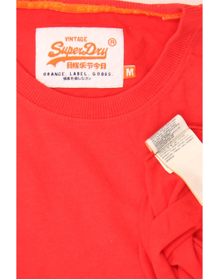 Superdry muška majica kratkih rukava Srednje crveni pamuk