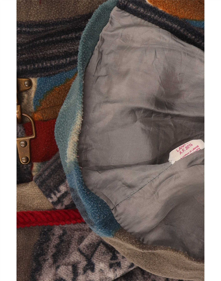 Vintage ženska jakna od flisa Utility UK 42 XL Višebojni patchwork