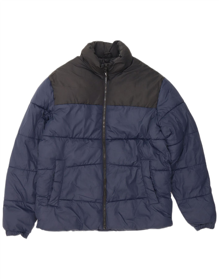 Jack & Jones muška podstavljena jakna UK 38 srednje tamnoplave boje