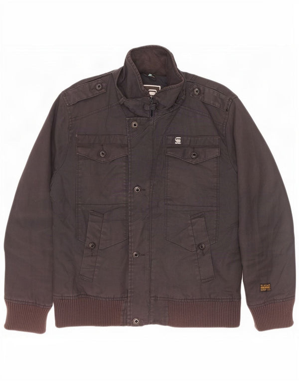 G-Star Raw muška vojna jakna UK 42 XL crni pamuk