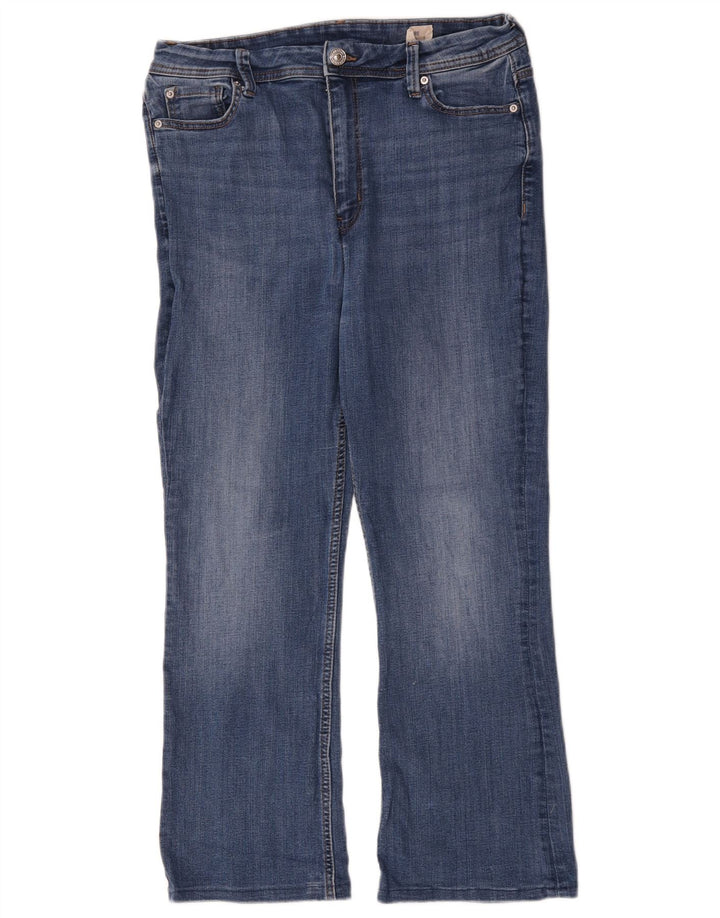 Ženske traperice Marks & Spencer Bootcut W32 L26 plavi pamuk