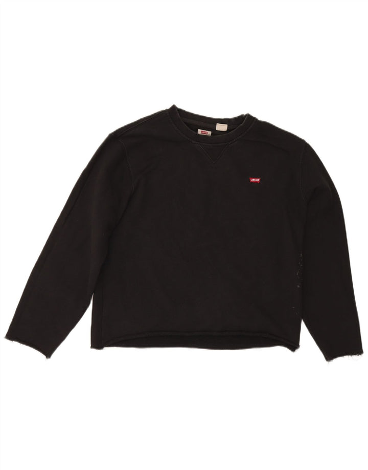 Levi's standardna velika majica s kratkim rukavima UK 14 srednje crna