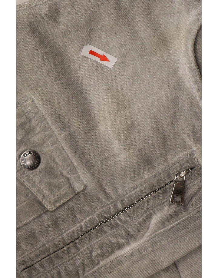 GAS Muške Cargo ravne traperice W36 L31 Sivi pamuk