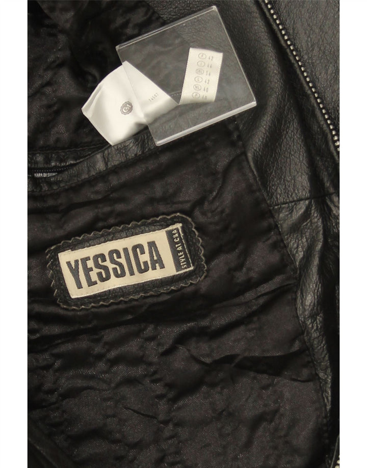YESSICA ženska kožna jakna UK 14 velika crna
