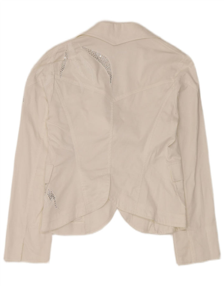 ROCCOBAROCCO ženski komplet od 2 gumba UK 14 Srednje W32 L34 Bijela