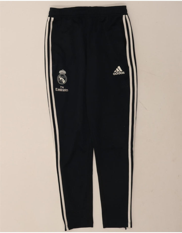 Adidas muške hlače od trenirke Real Madrid male crne od poliestera