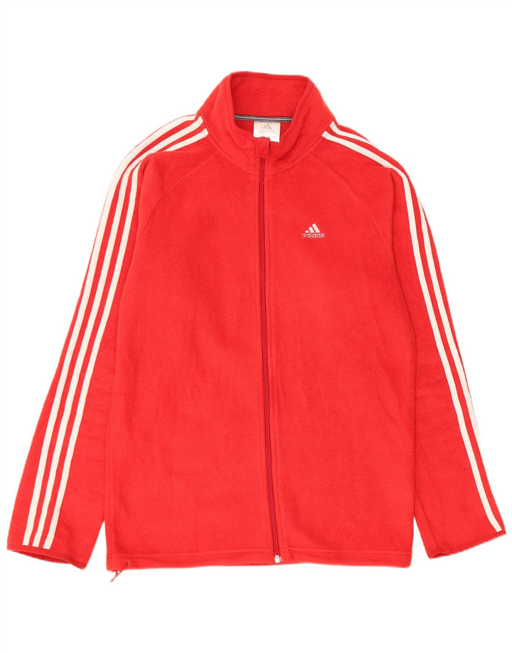Adidas muška flis jakna UK 34 XS crveni poliester