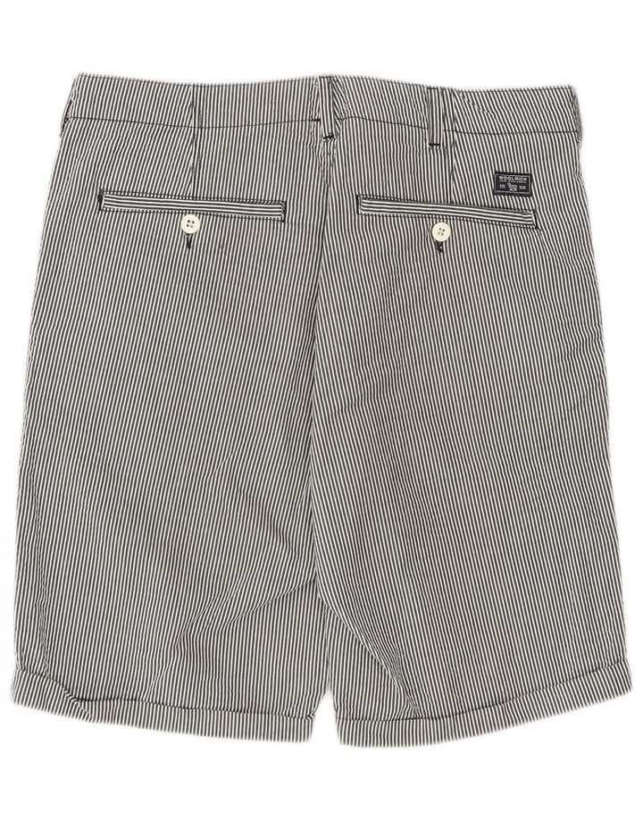 Woolrich muške ležerne kratke hlače W32 pamuk srednje sive pruge