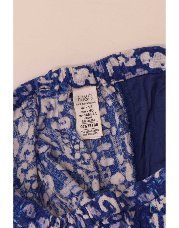 Marks & Spencer ženske chino hlače UK 12 srednje W30 L31 plava