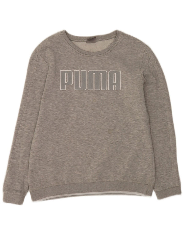 Puma Ženska trenirka s motivima UK 16 Large Grey Flected Cotton