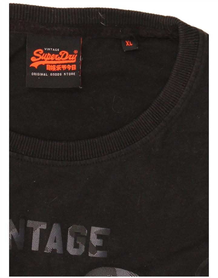 Superdry muška majica s grafičkim motivima XL crna