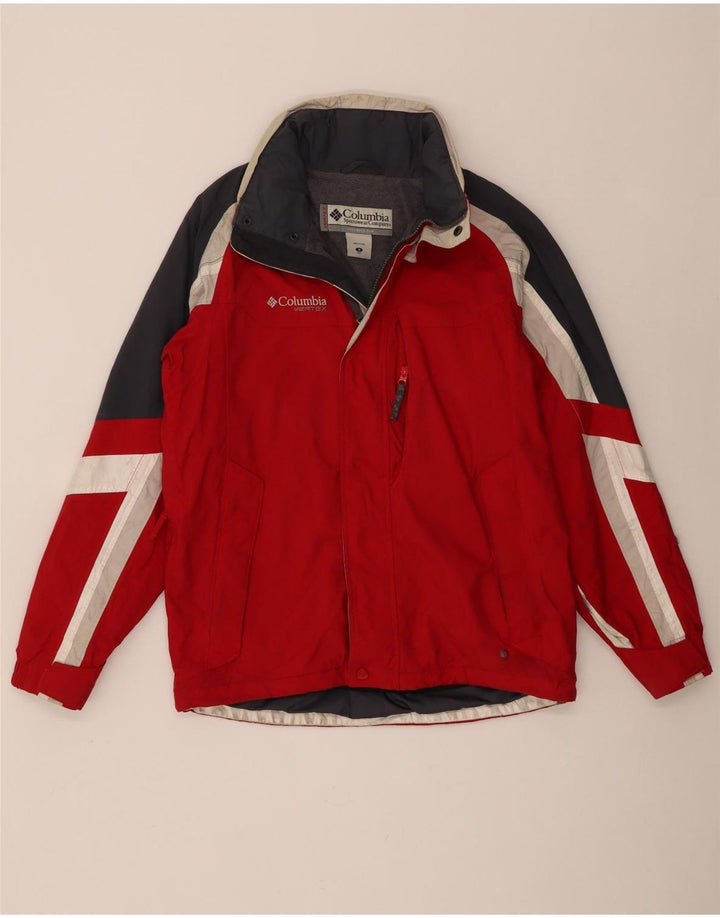 Columbia muška skijaška jakna Vertex otporna na vjetar UK 36 Small Red Colourblock