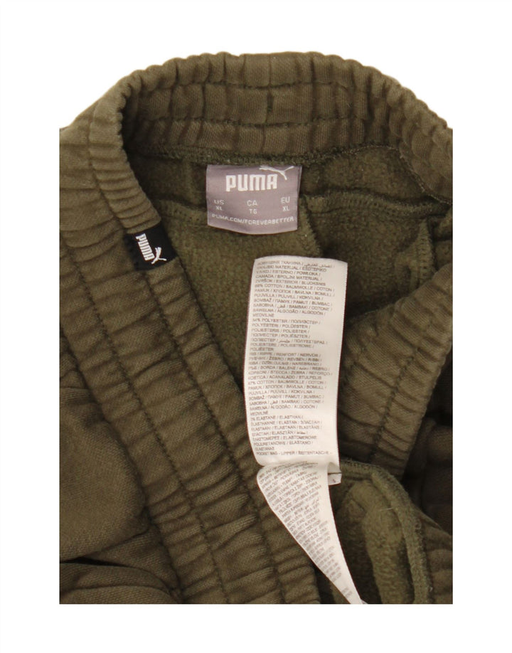 PUMA Muška trenirka Hlače Joggers XL Zeleni pamuk