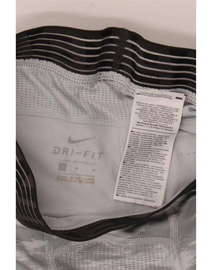 Nike muške Dri Fit tajice srednje sive kamuflažne poliesterske boje
