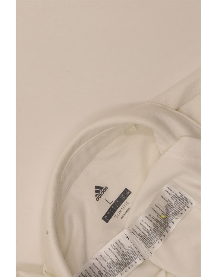 Adidas muška polo majica Climalite velika bijela poliesterska