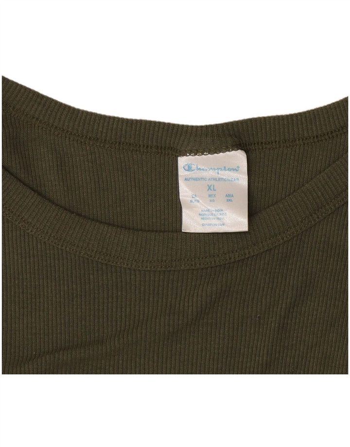 Champion ženski grafički prsluk UK 18 XL kaki poliester