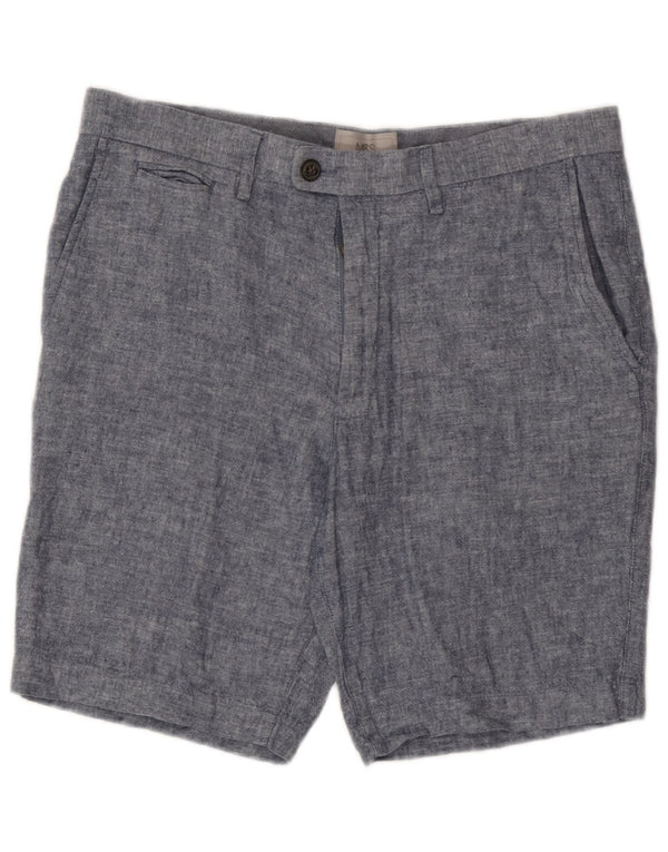 Marks & Spencer muške chino kratke hlače W32 srednje plavo platno