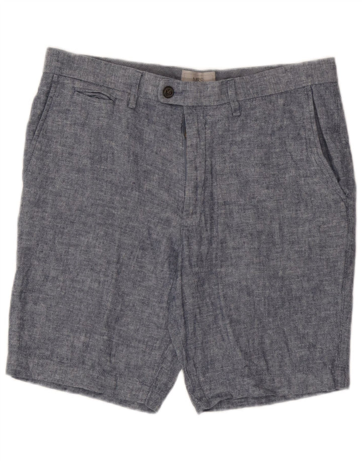 Marks & Spencer muške chino kratke hlače W32 srednje plavo platno