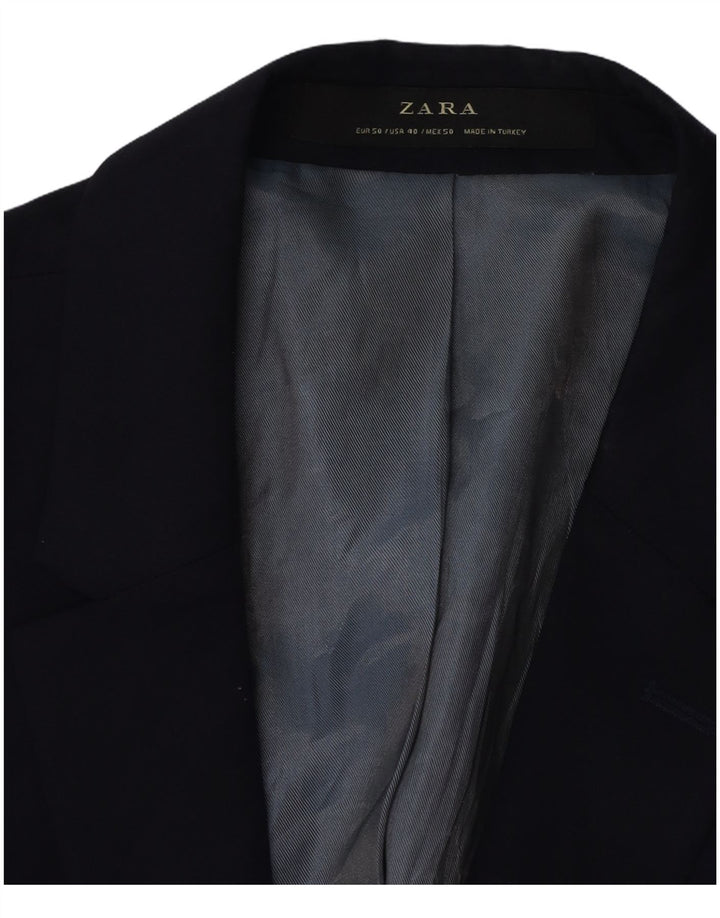 Zara muška jakna s 2 gumba EU 50 srednje tamnoplava