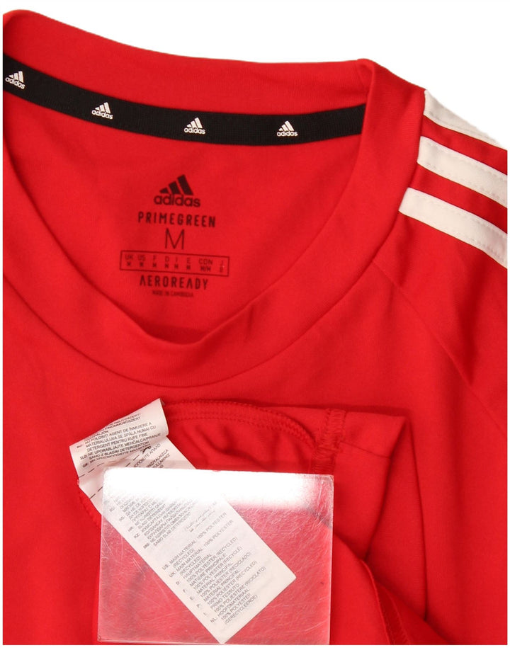 Adidas muška Aeroready majica kratkih rukava srednji crveni poliester