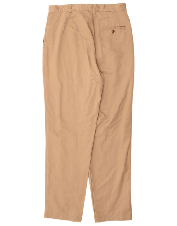Dockers muške kaki chino hlače visokog struka US 12 Large W31 L31 Bež