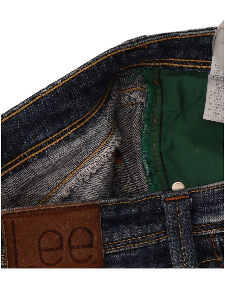 LEE Ženske traperice niskog struka W29 L33 tamnoplavi pamuk