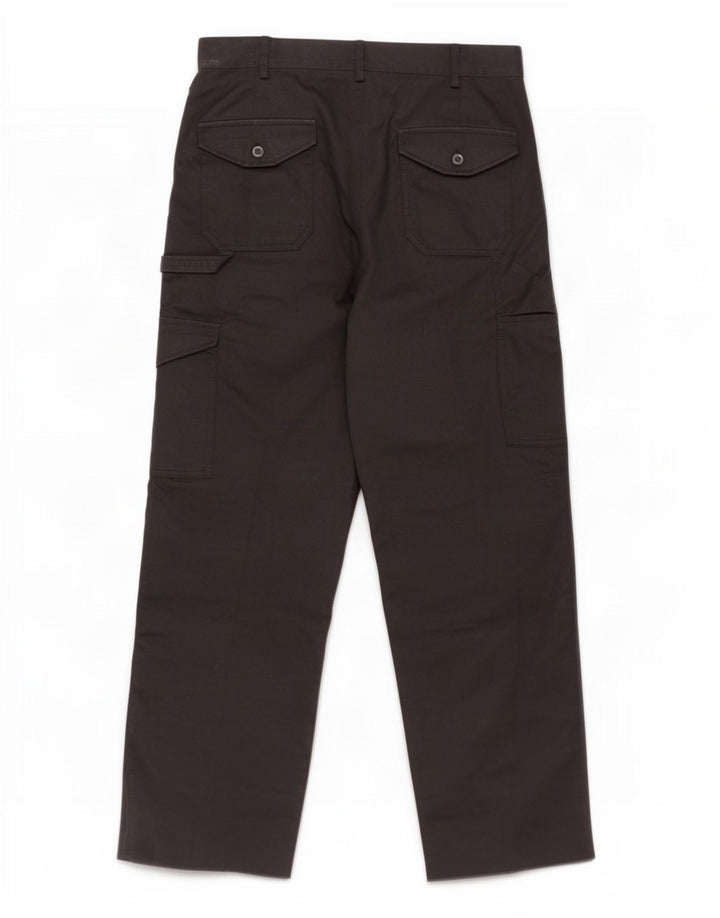 Dickies muške ravne kargo hlače W34 L29 crni poliester