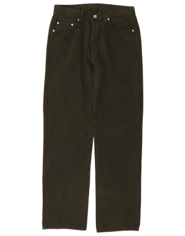 CARRERA Mens Straight Jeans IT 48 Medium W30 L31 Khaki Cotton