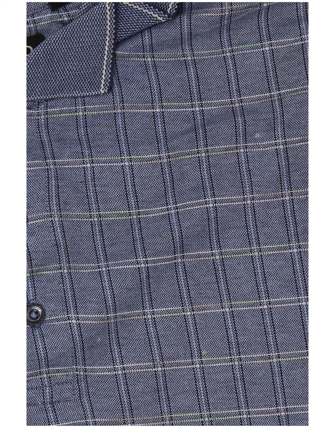 IZOD muška polo majica veliki plavi karirani pamuk