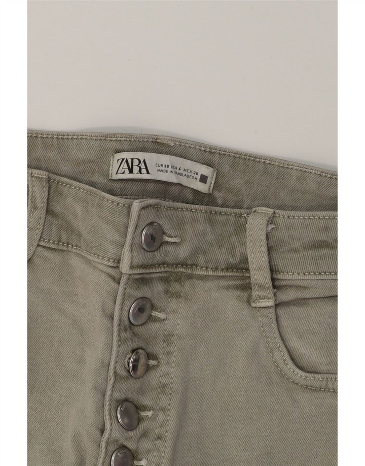 ZARA Womens Bootcut Jeans EU 38 Small W28 L27 Grey Cotton Vintage Zara and Second-Hand Zara from Messina Hembry 