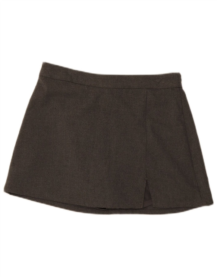 Hollister ženska mini suknja UK 14 Large W30 sivi poliester