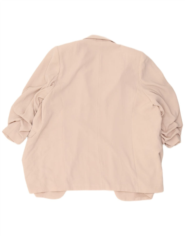 Marks & Spencer ženska jakna s otvorenim sakoom s 3/4 rukava UK 22 3XL bež