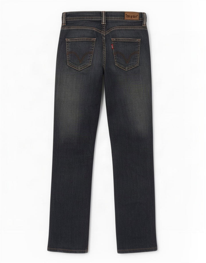 Levi's ženske ravne traperice W28 L34 plavi pamuk