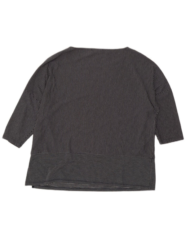 Ženska majica Marks & Spencer s 3/4 rukavima UK 18 XL tamnoplava na pruge