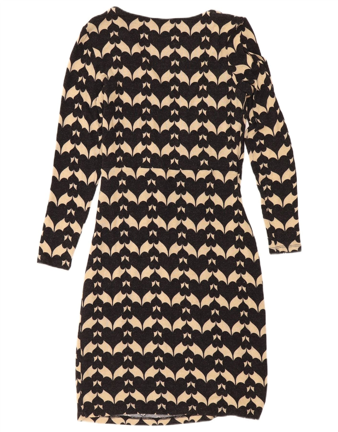 Phase Eight Ženska plašt haljina s apstraktnim uzorkom UK 12 srednje crna