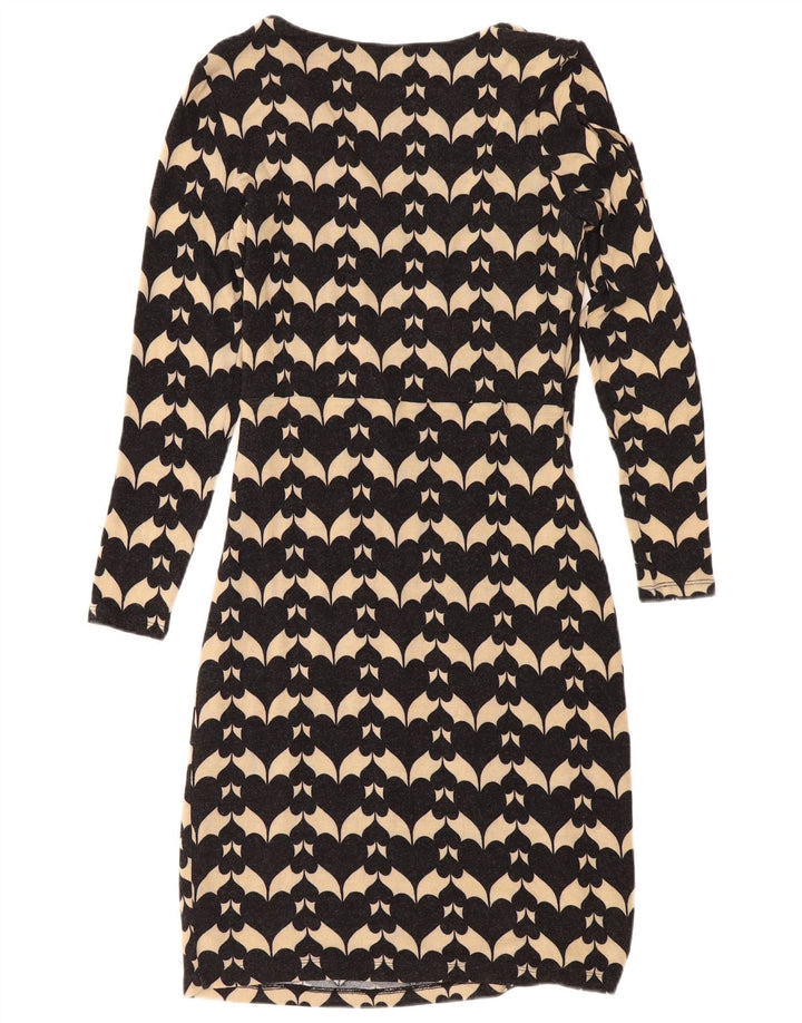 Phase Eight Ženska plašt haljina s apstraktnim uzorkom UK 12 srednje crna