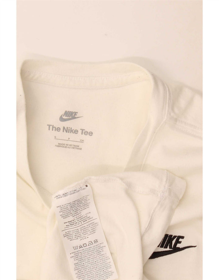 Nike Muška majica kratkih rukava Mala sivo bijela pamuk