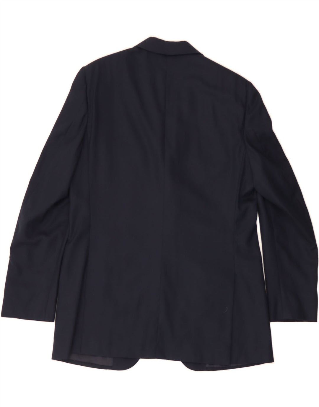 BURBERRY Mens 3 Button Blazer Jacket EU 52 XL Navy Blue Wool Vintage Burberry and Second-Hand Burberry from Messina Hembry 