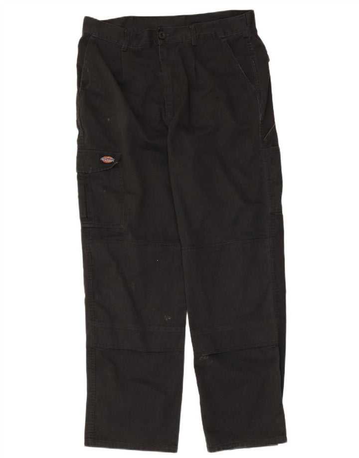 Dickies muške Redhawk ravne kargo hlače W36 L30 crni poliester