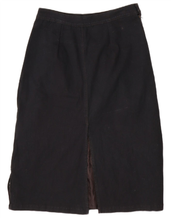 VINTAGE ženska traper suknja W30 srednje crna
