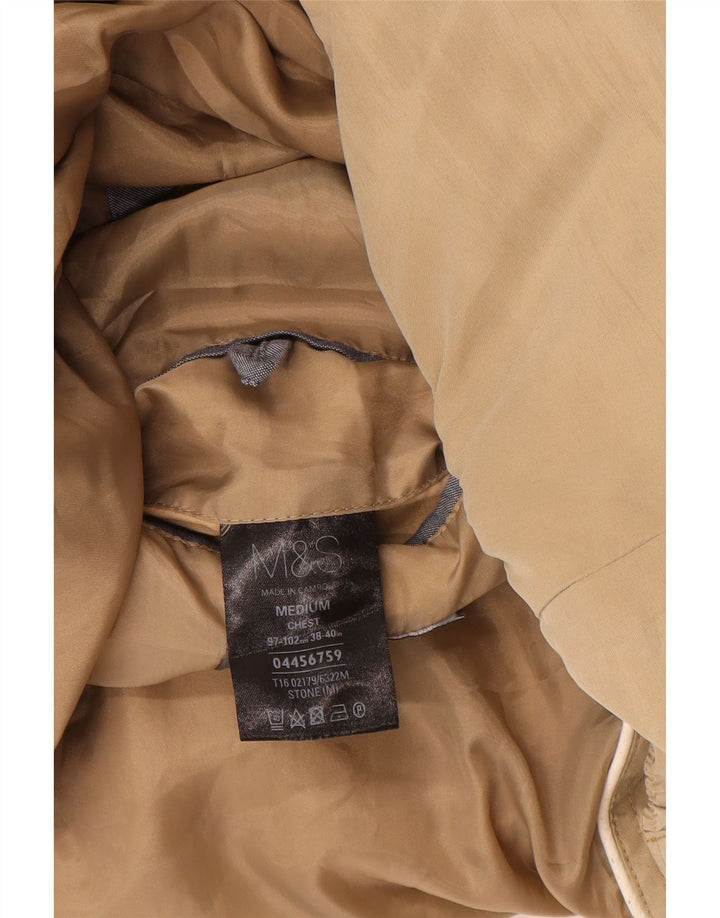 Marks & Spencer muška bomber jakna UK 38 srednje bež poliamid